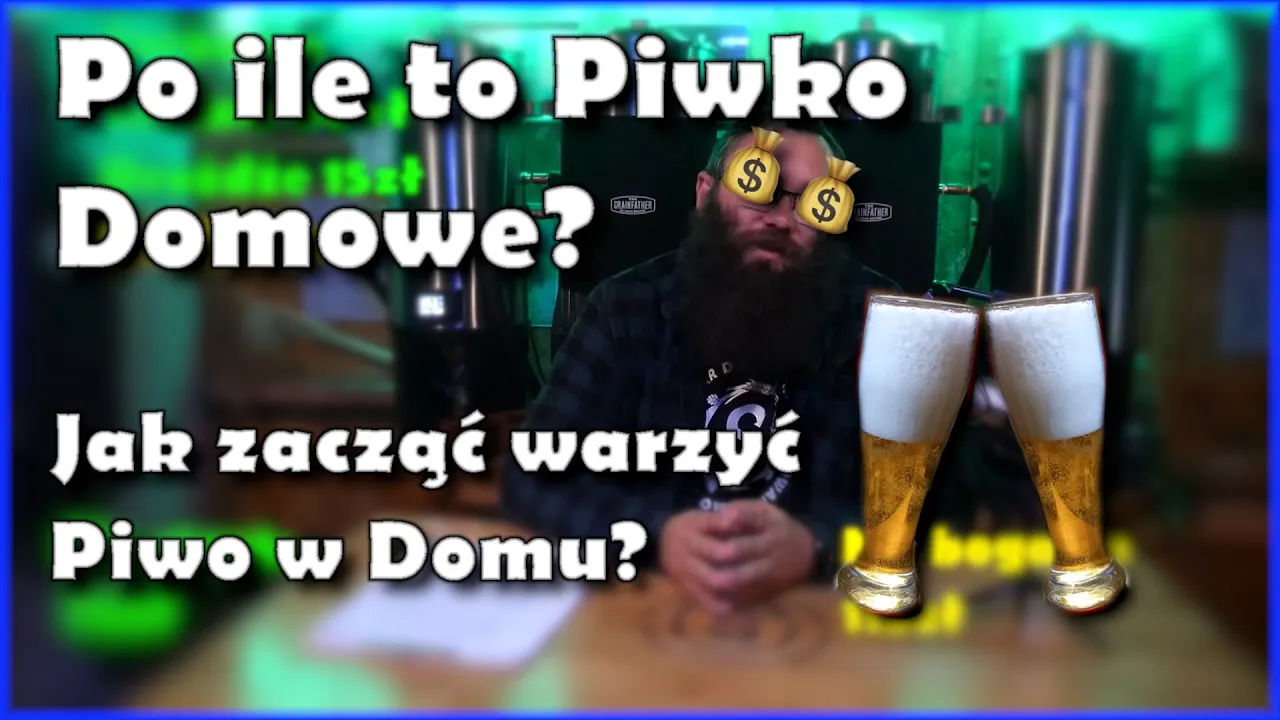 Domowe warzenie piwa z zacieraniem: Ile to kosztuje i co kupić na start?