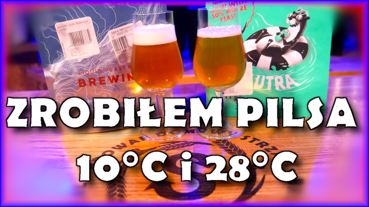 Kveik Pils czyli Pils fermentujący w 28°C VS Pils w 10°C