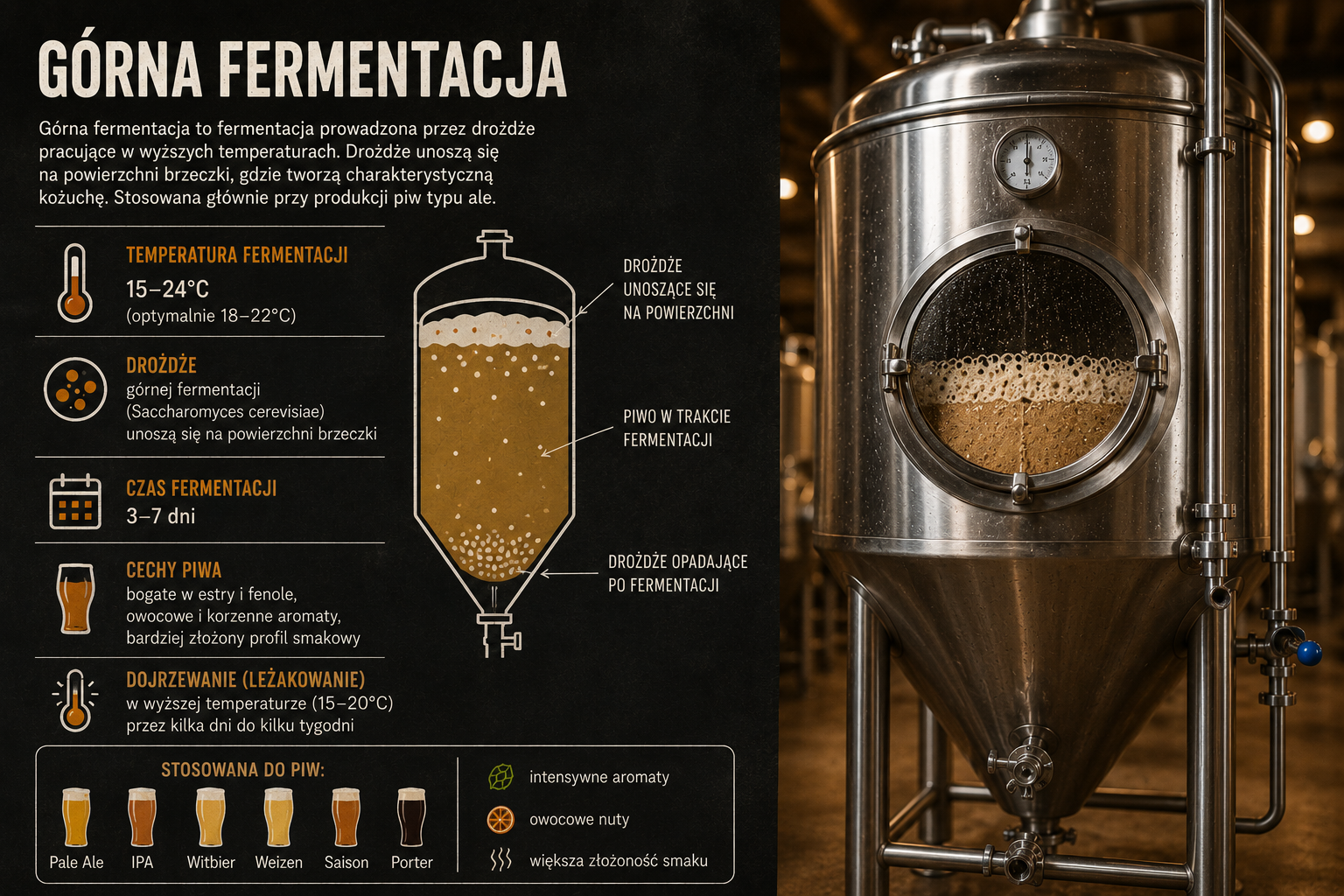 górna fermentacja